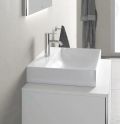 Duravit DuraSquare Umvadlo, 60x47 cm, bez prepadu, s otvorom na batriu, DuraCeram, biela