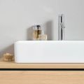 Duravit DuraSquare Um�vadlo na dosku, 80x47 cm, bez prepadu, s otvorom na bat�riu, DuraCeram, biela