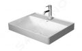 Duravit DuraSquare Umvadlov misa, 600x470 mm, bez prepadu, s otvorom na batriu, DuraCeram, WonderGliss, biela