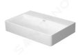 Duravit DuraSquare Nbytkov umvadlo Compact, 500x400 mm, DuraCeram, s WonderGliss, biela