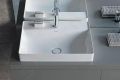 Duravit DuraSquare Umvadlo na dosku, 500x400 mm, 1 otvor na batriu, DuraCeram, s WonderGliss, biela