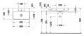 Duravit DuraSquare Umvadlo nbytkov Compact 60x40 cm, DuraCeram, alpsk biela