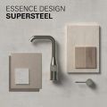 Grohe Essence P�kov� um�vadlov� bat�ria s v�pus�ou, supersteel