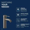 Grohe Essence P�kov� um�vadlov� bat�ria S, kefovan� tmav� grafit