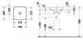 Duravit Happy D.2 Plus Umvadlov misa zpustn 40x40 cm, alpsk biela