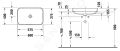 Duravit Happy D.2 Plus Umvadlov misa zpustn, 60x40 cm, bez prepadu, biela