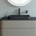 Duravit Happy D.2 Plus Umvadlov misa zpustn, 60x40 cm, bez prepadu, WonderGliss, antracit mat