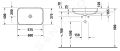Duravit Happy D.2 Plus Umvadlov misa zpustn, 60x40 cm, bez prepadu, WonderGliss, antracit mat