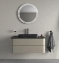 Duravit Happy D.2 Plus Umvadlov misa zpustn, 60x40 cm, bez prepadu, antracit mat