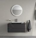 Duravit Happy D.2 Plus Umvadlov misa zpustn, 60x40 cm, bez prepadu, biela/antracit mat