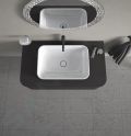 Duravit Happy D.2 Plus Umvadlov misa zpustn, 60x40 cm, bez prepadu, biela/antracit mat