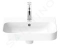 Duravit Happy D.2 Plus Umvadlo na dosku, 500x400 mm, s prepadom, s otvorom na batriu, WonderGliss, biela