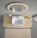 Duravit Happy D.2 Plus Umvadlo na dosku, 50x40 cm, s prepadom, s otvorom na batriu, biela