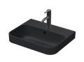 Duravit Happy D.2 Um�vadlo na dosku, 50x40 cm, s prepadom, otvor na bat�riu, s v�pus�ou, antracit
