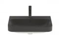 Duravit Happy D.2 Um�vadlo na dosku, 60x46 cm, s prepadom, otvor na bat�riu, s v�pus�ou, antracit