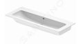 Duravit ME by Starck Nbytkov umvadlo, 123x49 cm, s WonderGliss, matn biela