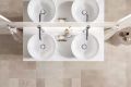 Duravit White Tulip Umvadlov misa, priemer 430 mm, DuraCeram, s WonderGliss, biela