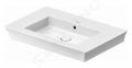 Duravit White Tulip Umvadlo, 750x490 mm, bez otvoru na batriu, WonderGliss, biela