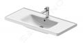 Duravit D-Neo Umvadlo, 1000x480 mm, 1 otvor na batriu, s WonderGliss, biela