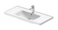 Duravit D-Neo Um�vadlo 100x48 cm, s prepadom, otvor na bat�riu, matn� biela