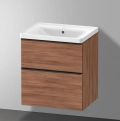 Duravit D-Neo Um�vadlo 60x48 cm, s prepadom, bez otvoru na bat�riu, biela