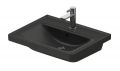 Duravit D-Neo Um�vadlo 60x48 cm, s prepadom, otvor na bat�riu, antracit