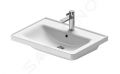 Duravit D-Neo Umvadlo, 650x480 mm, 1 otvor na batriu, biela