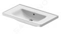 Duravit D-Neo Umvadlo, 800x480 mm, bez otvoru na batriu, biela