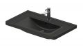 Duravit D-Neo Um�vadlo 80x48 cm, s prepadom, otvor na bat�riu, antracit
