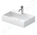 Duravit Vero Air Umvadlo, 600x400 mm, bez prepadu, otvor na batriu, WonderGliss, biela