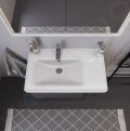 Duravit D-Neo Nbytkov umvadlo, 80x48 cm, 1 otvor na batriu vavo, biela