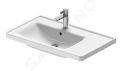 Duravit D-Neo Nbytkov umvadlo, 800x480 mm, 1 otvor na batriu vavo, biela