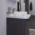 Duravit D-Neo Nbytkov umvadlo, 800x480 mm, 1 otvor na batriu vavo, biela