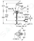 Grohe Eurostyle Pkov umvadlov batria S, chrm