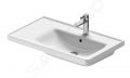 Duravit D-Neo Nbytkov umvadlo, 800x480 mm, 1 otvor na batriu vpravo, biela