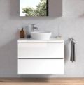 Duravit D-Neo Um�vadlo na dosku, priemer 40 cm, bez prepadu, bez otvoru na bat�riu, matn� biela