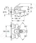 Grohe Eurostyle Pkov vaov batria, chrm