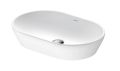 Duravit D-Neo Um�vadlo na dosku, 60x40 cm, bez prepadu, bez otvoru na bat�riu, matn� biela