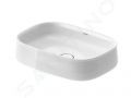 Duravit Zencha Umvadlo na dosku, 55x39 cm, bez prepadu, DuraCeram, WonderGliss, biela
