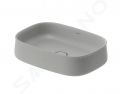 Duravit Zencha Umvadlo na dosku, 55x39 cm, bez prepadu, DuraCeram, WonderGliss, matn siv