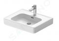 Duravit Soleil by Starck Umvadlo, 600x480 mm, s prepadom, otvor na batriu, WonderGliss, biela