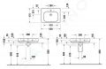 Duravit Soleil by Starck Umvadlo, 65x48 cm, s prepadom, otvor na batriu, WonderGliss, biela