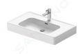 Duravit Soleil by Starck Umvadlo nbytkov, 80x48 cm, s prepadom, otvor na batriu, WonderGliss, biela