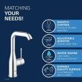 Grohe Essence New Umvadlov batria s vpustom Push-Open, chrm