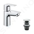 Grohe Start Edge Umvadlov batria s vpustom Push-Open, chrm