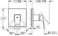 Grohe Eurocube Sprchov batria pod omietku, chrm