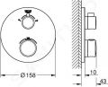 Grohe Grohtherm Termostatick vaov batria na 2 spotrebie, chrm