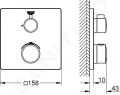 Grohe Grohtherm Termostatick sprchov batria pod omietku, chrm