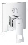 Grohe Eurocube Batria pod omietku na 3 spotrebie, chrm