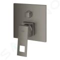 Grohe Eurocube Batria pod omietku na 3 spotrebie, kefovan Hard Graphite